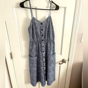 Blue Floral Sun Dress